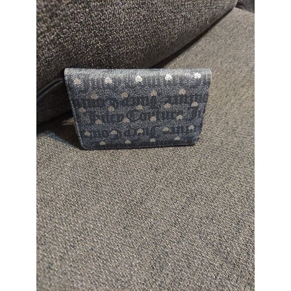 Juicy Couture Poker Face Denim Bi-Fold Wallet Money Y2k Fashion Accessory - Picture 3 of 7